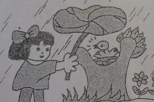 下雨了,小明忘了打伞,为什么他的衣服没有