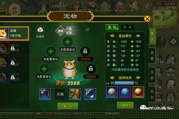 热血江湖手游宠物搭配_热血江湖手游宠物突破是什么