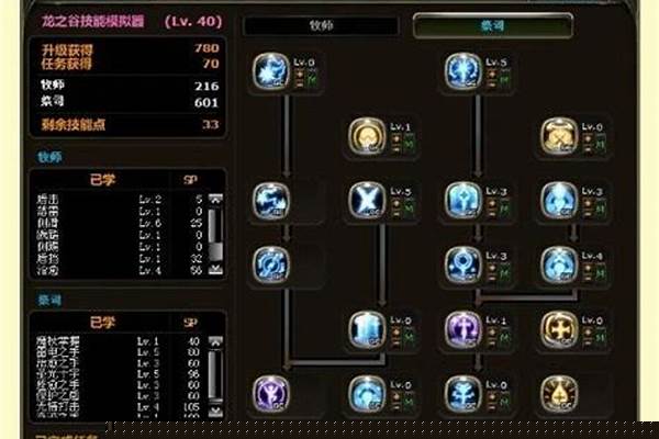 龙之谷祭祀加点技能图_龙之谷好玩吗龙之谷应该选什么职业DN里的